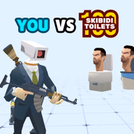You Vs 100 Skibidi Toilets
